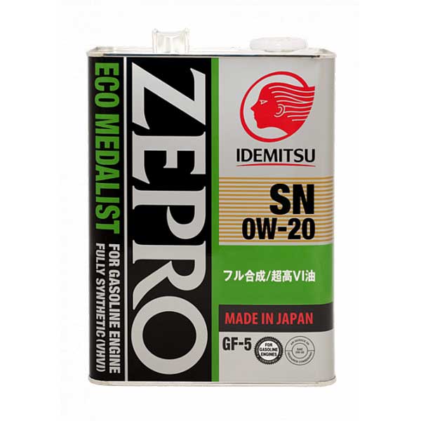 Моторное масло Idemitsu Zepro Eco Medalist 0w-20
