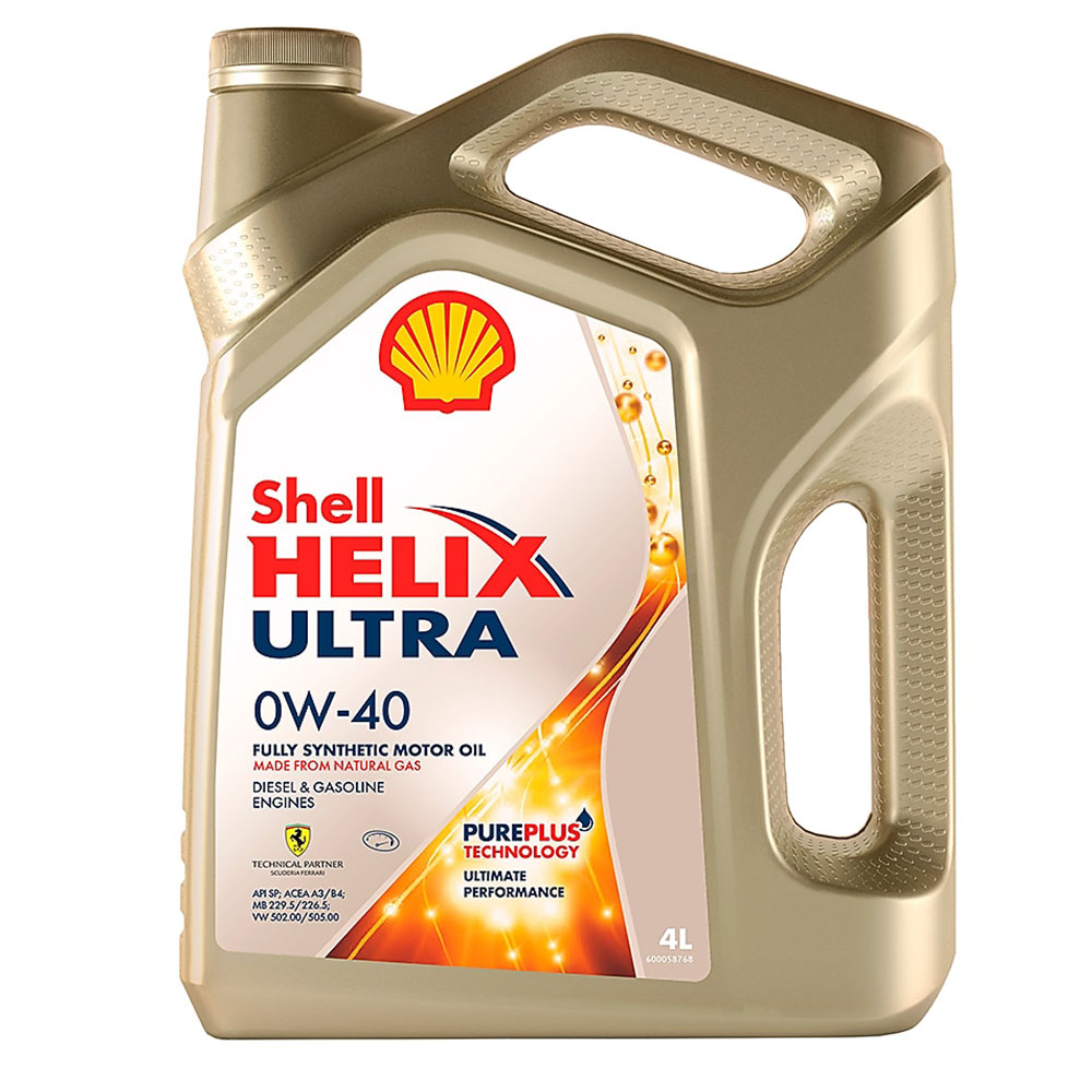 Моторное масло Shell Helix Ultra 0W-40 4l