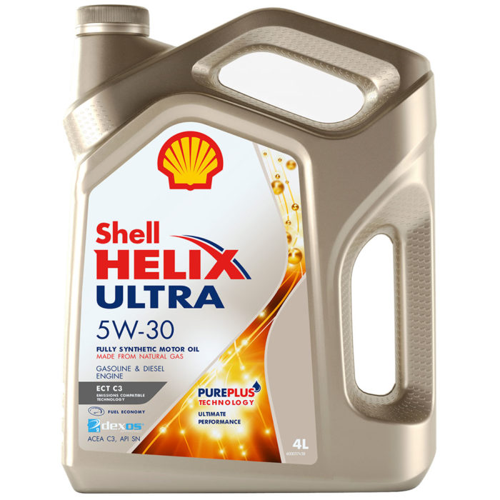 Моторное масло Shell Helix Ultra ECT C3 5W-30 4l