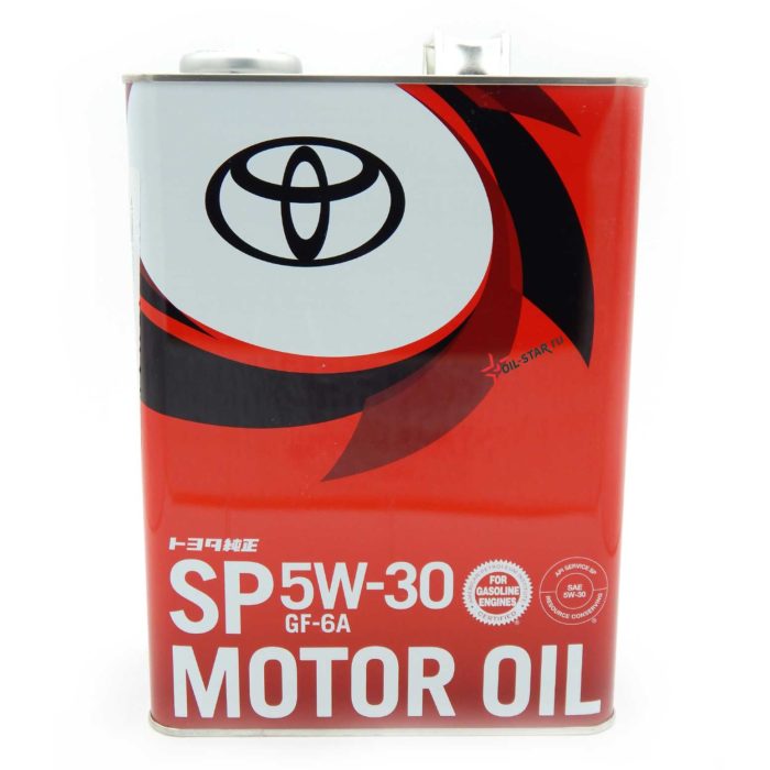 Оригинальное масло Toyota 5W-30 sp Ilsac GF-6a 4л 08880-13705