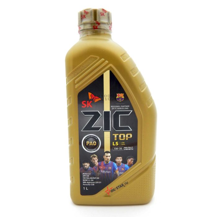 Моторное масло ZIC TOP LS 5W-30 1л 132612