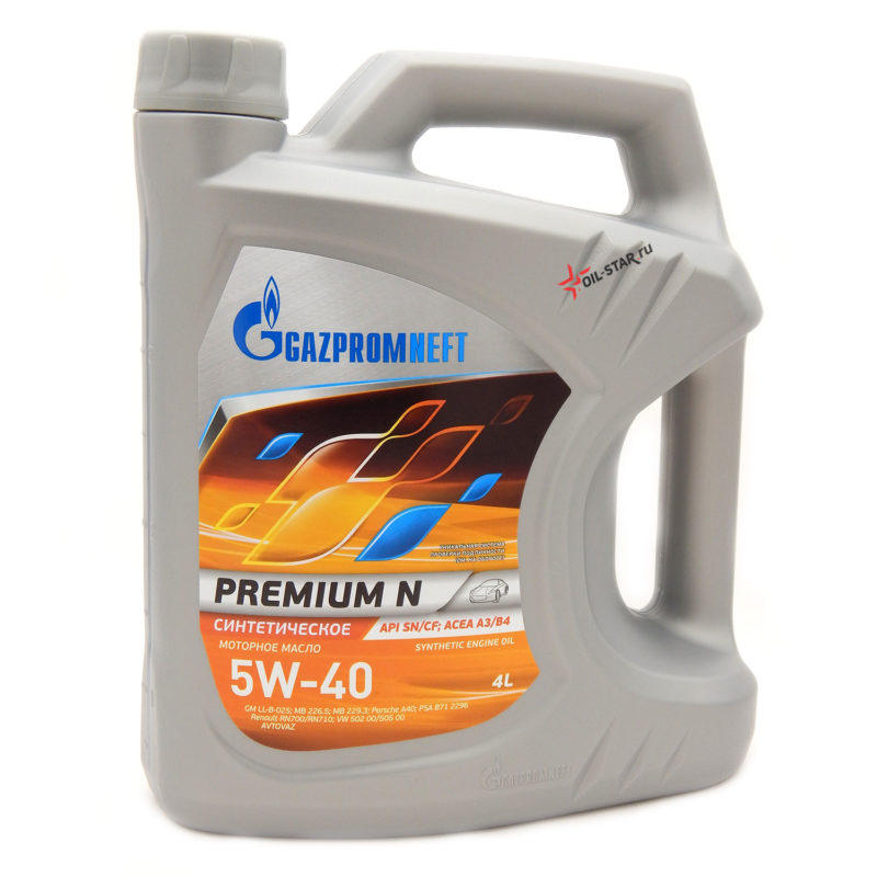 Масло Gazpromneft Premium N 5W-40 4л 2389900144